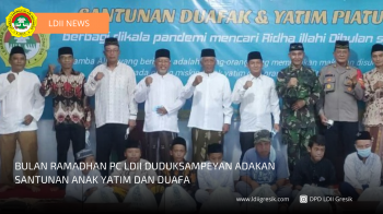 Manfaatkan Ramadhan PC LDII Duduksampeyan Beri Santunan kepada Anak Yatim dan Dhuafa